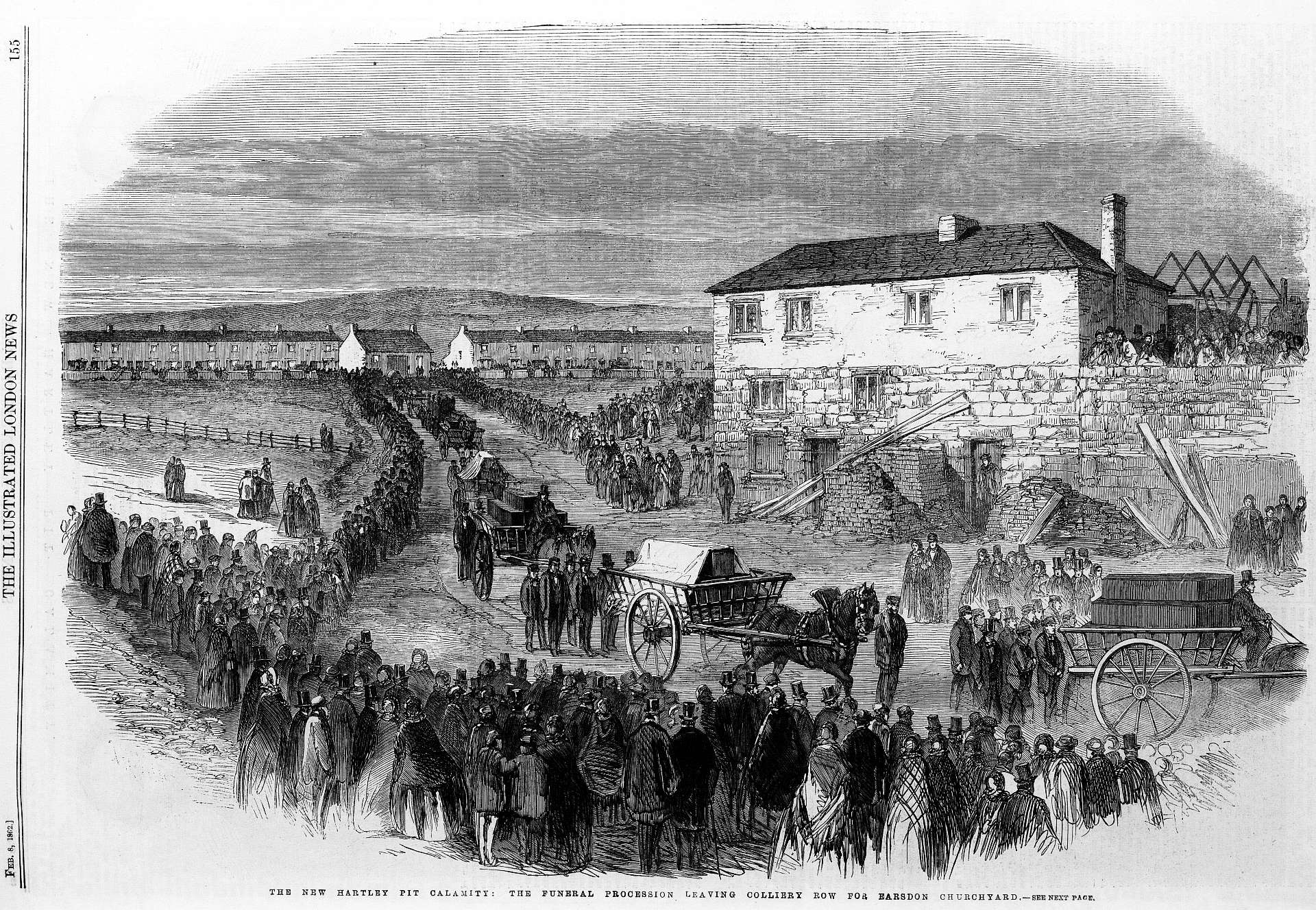 hartley disaster funeral procession